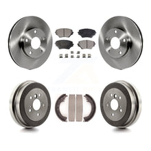 Load image into Gallery viewer, [Front+Rear] 01-02 Toyota RAV4 GAS engine Premium OE Brake Rotor Drum Kit &amp; Ceramic Pads For Max Braking