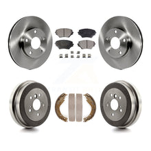 Charger l'image dans la galerie, Front Rear Disc Brake Rotors Ceramic Pads And Drum Kit For Toyota RAV4