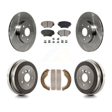 Charger l'image dans la galerie, Front Rear Disc Brake Rotors Ceramic Pads And Drum Kit For Toyota RAV4