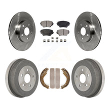 Load image into Gallery viewer, Front Rear Disc Brake Rotors Ceramic Pads And Drum Kit For Toyota RAV4