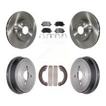 Load image into Gallery viewer, [Front+Rear] 2002 Toyota Corolla From 04 02 Premium OE Brake Rotor Drum Kit &amp; Ceramic Pads For Max Braking