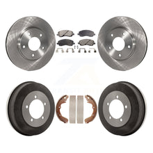 Charger l'image dans la galerie, Front Rear Disc Brake Rotor Ceramic Pad Drum Kit For Chrysler Sebring Mitsubishi
