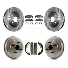 Charger l'image dans la galerie, Front Rear Disc Brake Rotors Ceramic Pads And Drum Kit For Ford Focus