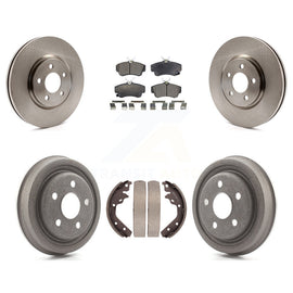 [Front+Rear] 2003 Dodge Neon SRT-4 Premium OE Brake Rotor Drum Kit & Ceramic Pads For Max Braking