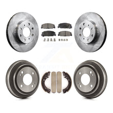 Charger l'image dans la galerie, Front Rear Disc Brake Rotors Ceramic Pads And Drum Kit For Honda Civic