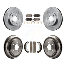 Charger l&#39;image dans la galerie, Front Rear Brake Rotors Ceramic Pad Drum Kit For 2007 Chevrolet Cobalt LT/LTZ/LS