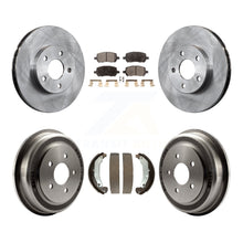 Charger l'image dans la galerie, Front Rear Brake Rotors Ceramic Pad Drum Kit For 2007 Chevrolet Cobalt LT/LTZ/LS