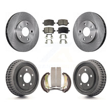 Charger l'image dans la galerie, Front Rear Disc Brake Rotors Ceramic Pads And Drum Kit For Chevrolet Malibu