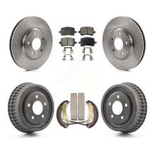 Charger l'image dans la galerie, Front Rear Disc Brake Rotors Ceramic Pads And Drum Kit For Chevrolet Malibu