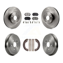 Load image into Gallery viewer, Front Rear Disc Brake Rotors Ceramic Pads And Drum Kit For Toyota Corolla