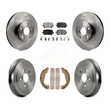 Load image into Gallery viewer, Front Rear Disc Brake Rotors Ceramic Pads And Drum Kit For Toyota Corolla