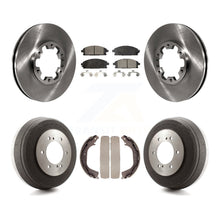 Charger l&#39;image dans la galerie, Front Rear Brake Rotor Ceramic Pad &amp; Drum Kit For Nissan Pathfinder INFINITI QX4