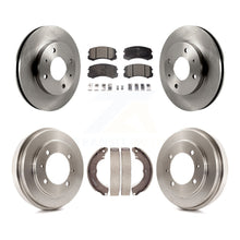 Charger l'image dans la galerie, Front Rear Disc Brake Rotors Ceramic Pads And Drum Kit For Mitsubishi Lancer