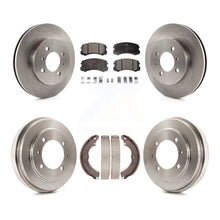 Load image into Gallery viewer, Front Rear Disc Brake Rotors Ceramic Pads And Drum Kit For Mitsubishi Lancer ES