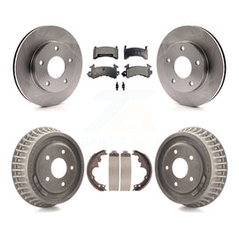 Kit de tambour de plaquettes en céramique de Rotors de frein avant et arrière pour Chevrolet S10 GMC Sonoma Blazer 