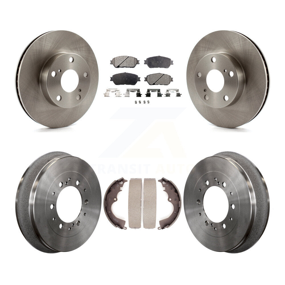 Kit de tambour de protection en céramique de Rotors de frein avant et arrière pour Toyota Tacoma avec 5 roues à écrous 