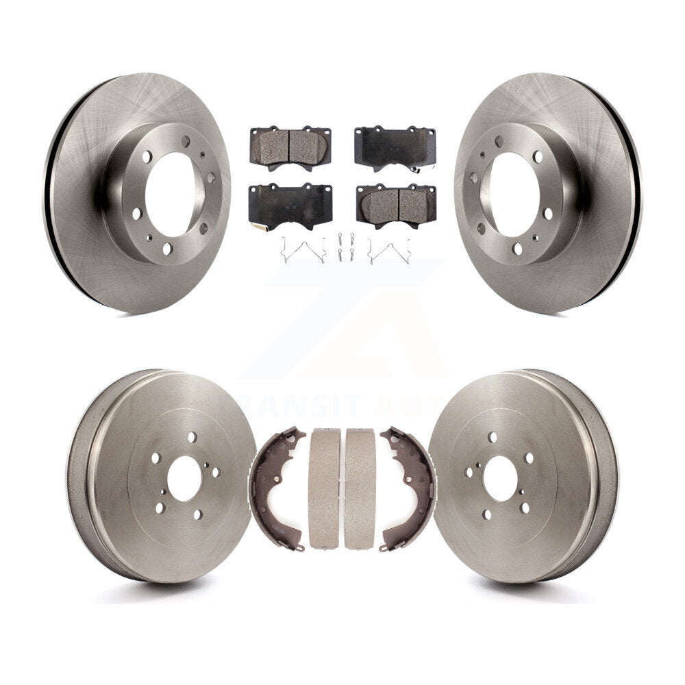 Kit de tambour de protection en céramique de Rotors de frein avant et arrière pour Toyota Tacoma avec 6 roues à écrous 