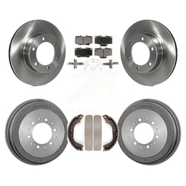 Front Rear Disc Brake Rotors Ceramic Pads And Drum Kit For Toyota 4Runner