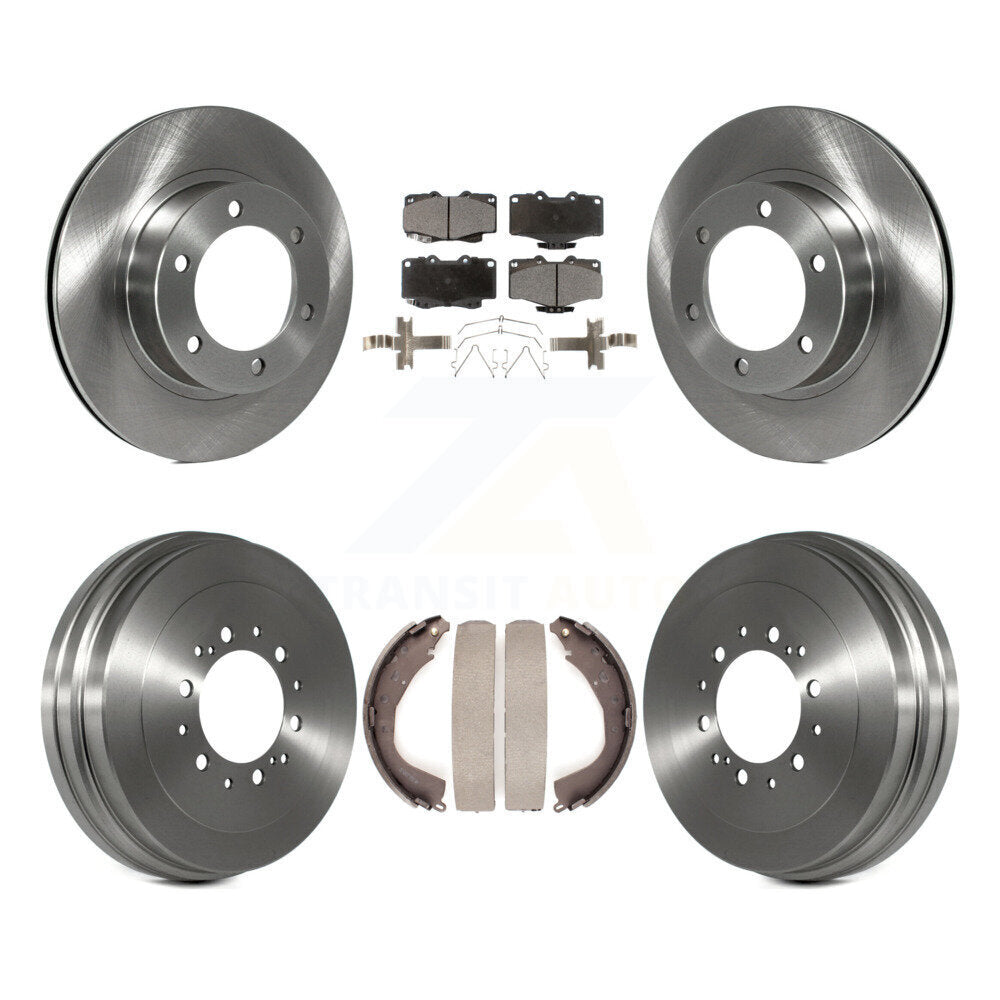 Rotors de frein à disque avant et arrière, plaquettes en céramique et Kit de batterie pour Toyota Tacoma 4Runner 