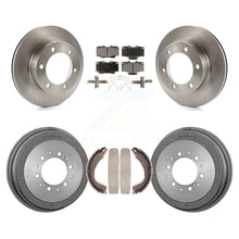 Load image into Gallery viewer, Front Rear Disc Brake Rotors Ceramic Pads And Drum Kit For Toyota 4Runner