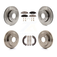 Load image into Gallery viewer, [Front+Rear] 2009-2011 Nissan Versa 1.6L Premium OE Brake Rotor Drum Kit &amp; Ceramic Pads For Max Braking