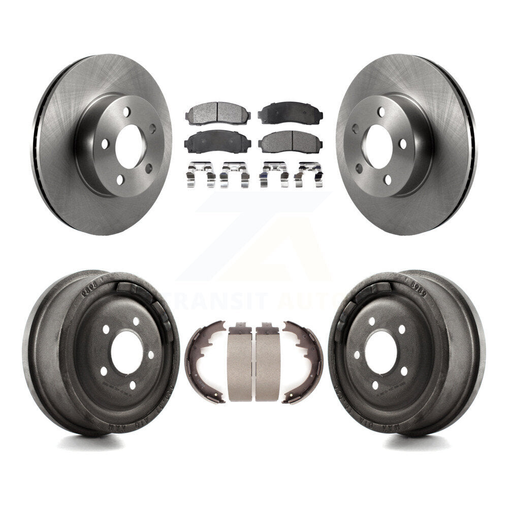 Kit de tampons et de tambour en céramique, Rotor de frein à disque avant et arrière, pour Ford Ranger Mazda B4000 