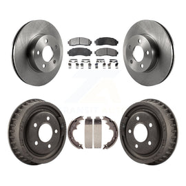 Kit de plaquettes et de tambour en céramique, Rotor de frein à disque avant et arrière, pour Ford Ranger 4WD 2004 – 2009 