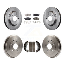 Load image into Gallery viewer, Front Rear Disc Brake Rotors Ceramic Pads And Drum Kit For Nissan Sentra