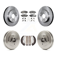 Load image into Gallery viewer, Front Rear Disc Brake Rotor Ceramic Pad And Drum Kit For Nissan Versa Note Micra