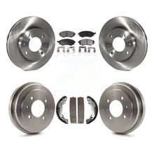 Load image into Gallery viewer, Front Rear Brake Rotor Ceramic Pad Drum Kit For Hyundai Elantra rear brakes