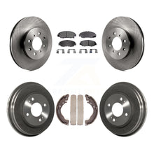 Load image into Gallery viewer, Front Rear Disc Brake Rotors Ceramic Pads And Drum Kit For Honda Insight