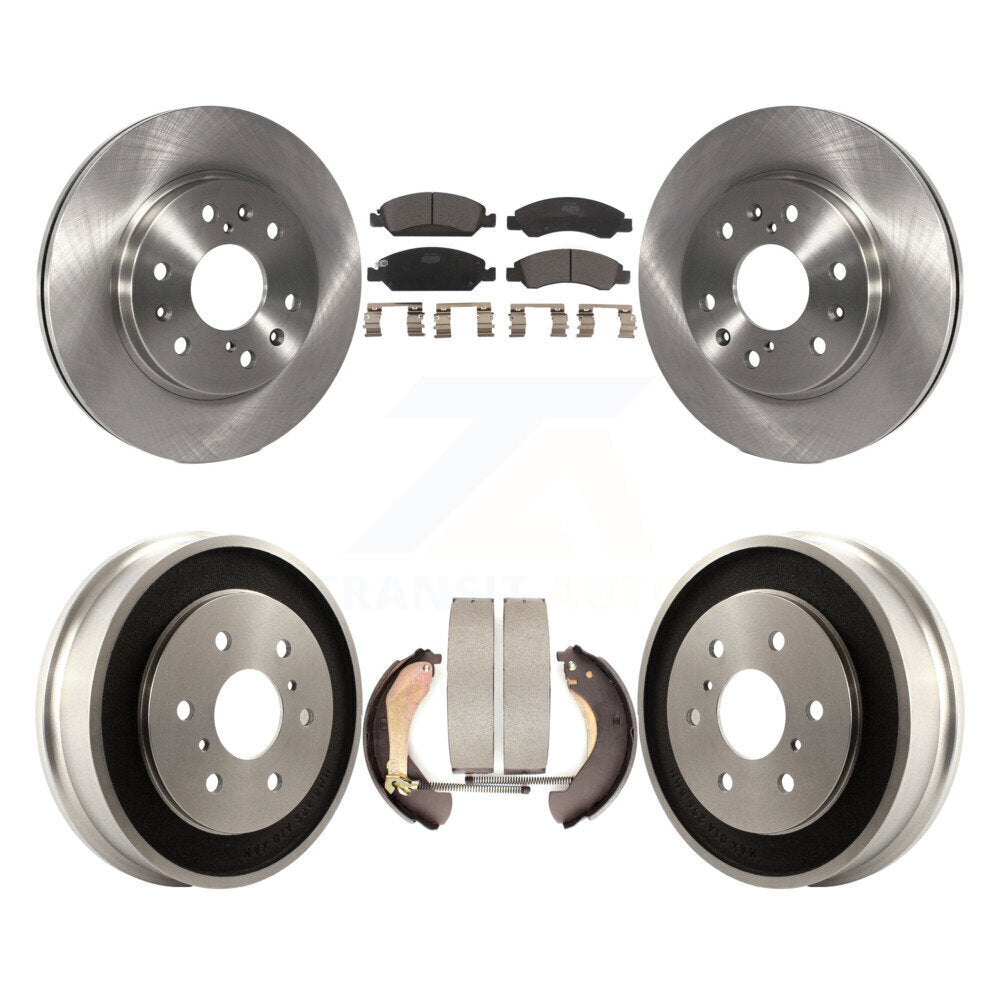 Kit de plaquettes et de tambour en céramique, Rotor de frein avant et arrière, pour Chevrolet Silverado 1500 GMC 