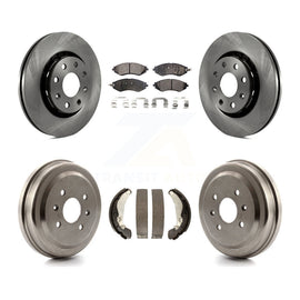 Kit de plaquettes et de tambour en céramique, Rotors de frein avant et arrière, pour Chevrolet Aveo Spark Aveo5 G3 