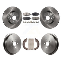 Load image into Gallery viewer, Front Rear Disc Brake Rotors Ceramic Pads And Drum Kit For Toyota Corolla