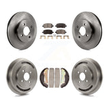Front Rear Disc Brake Rotor Ceramic Pad Drum Kit For Chevrolet Cobalt Pontiac G5