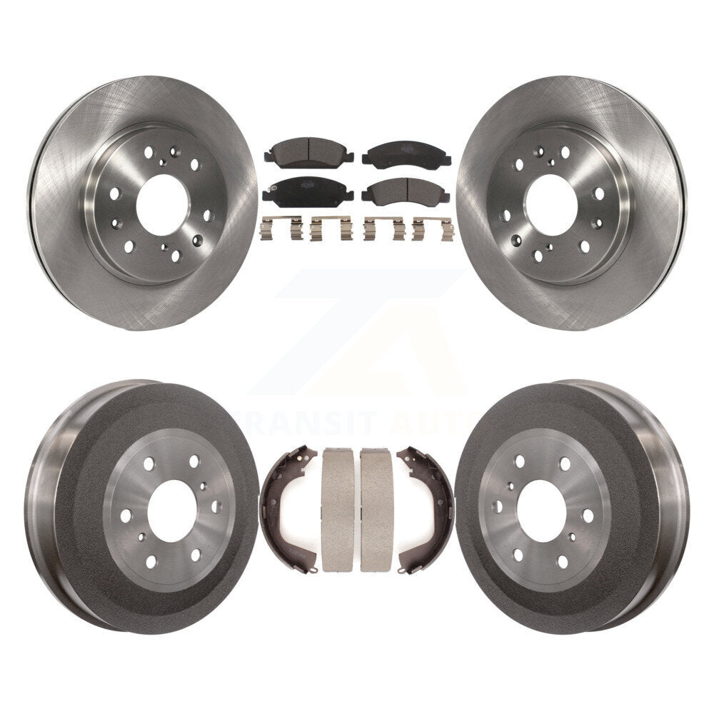 Kit de plaquettes et de tambour en céramique, Rotor de frein avant et arrière, pour Chevrolet Silverado 1500 GMC 