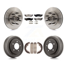 Load image into Gallery viewer, Front Rear Disc Brake Rotor Hub Ceramic Pad And Drum Kit For 1999 Ford F-150 RWD