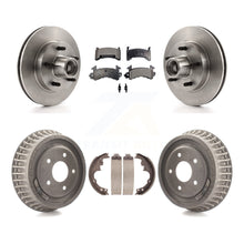 Charger l&#39;image dans la galerie, Front Rear Brake Rotor Ceramic Pad &amp; Drum Kit For Chevrolet S10 GMC Sonoma Jimmy