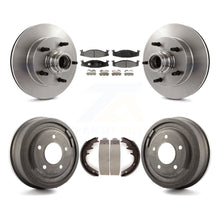 Load image into Gallery viewer, Front Rear Disc Brake Rotors Ceramic Pad Drum Kit For Ford F-150 E-150 Econoline