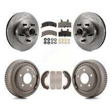 Load image into Gallery viewer, Front Rear Disc Brake Rotors Hub Assembly Ceramic Pad And Drum Kit For GMC Yukon