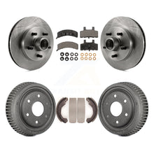 Charger l'image dans la galerie, Front Rear Disc Brake Rotors Hub Assembly Ceramic Pad Drum Kit For GMC Yukon RWD