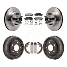 Charger l&#39;image dans la galerie, Front Rear Brake Rotors Ceramic Pad &amp; Drum Kit For Ford Ranger Mazda B2500 B3000