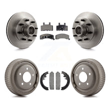 Charger l'image dans la galerie, Front Rear Disc Brake Rotors Ceramic Pad &amp; Drum Kit For Chevrolet C1500 Suburban