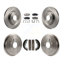 Load image into Gallery viewer, Front Rear Brake Rotor Ceramic Pad Drum Kit For 17-19 Nissan Sentra Turbocharged
