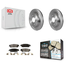 Load image into Gallery viewer, Rear Disc Brake Rotor Ceramic Pad Kit For Chevrolet Silverado 1500 LD GMC Sierra