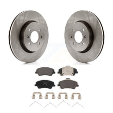 Charger l&#39;image dans la galerie, Front Disc Brake Rotors And Ceramic Pads Kit For Hyundai Accent Kia Rio