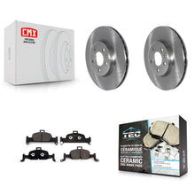 Load image into Gallery viewer, Front Disc Brake Rotors And Ceramic Pads Kit For Audi A4 Quattro A5 Sportback