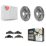 Front Disc Brake Rotors And Ceramic Pads Kit For Audi A4 Quattro A5 Sportback