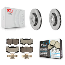 Load image into Gallery viewer, Front Disc Brake Rotors And Ceramic Pads Kit For Ford Mustang