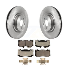 Charger l&#39;image dans la galerie, Front Disc Brake Rotors And Ceramic Pads Kit For Ford Mustang